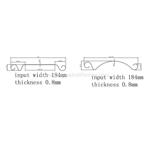 Rolling shutter door making machine